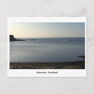 Aberdour Harbour op Dawn Briefkaart