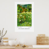 Abergavenny Castle Meadows Print of Poster (Keuken)