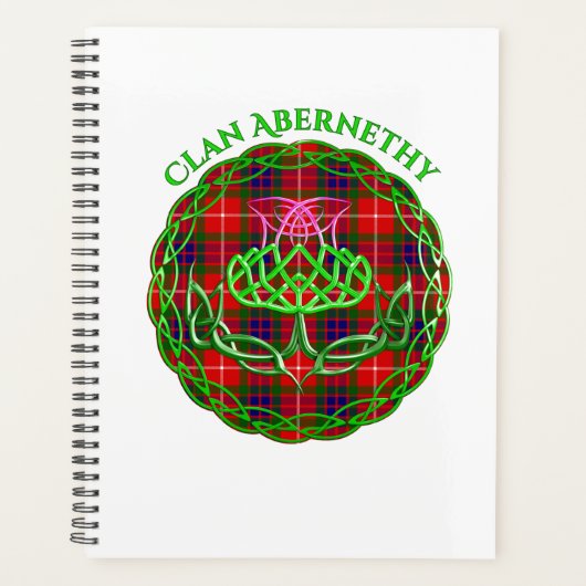 Abernethy Scottish Tartan Celtic Thistle (Devant)