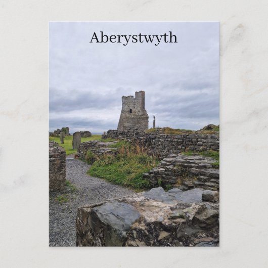 Aberystwyth Castle Briefkaart (Voorkant)