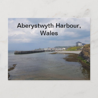 Aberystwyth Harbour, Wales Feestdagenkaart