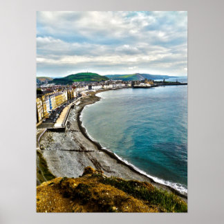 Aberystwyth North Beach Poster