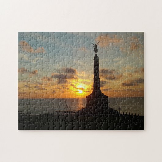 Aberystwyth Sunset Legpuzzel (Horizontaal)