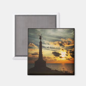 Aberystwyth Sunset Magnet Magneet (Voorkant / Achterkant)