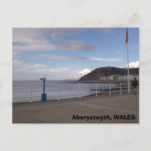 Aberystwyth, WALES Briefkaart (Voorkant)