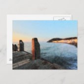 Aberystwyth Zee Front Briefkaart (Voorkant / Achterkant)