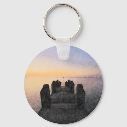 Aberystwyth Zee Front Sleutelhanger (Voorkant)