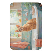 Abessijnse kat bad decor badmat (Voorkant Verticaal)