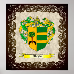 Abeyta schild / wapenlaag poster