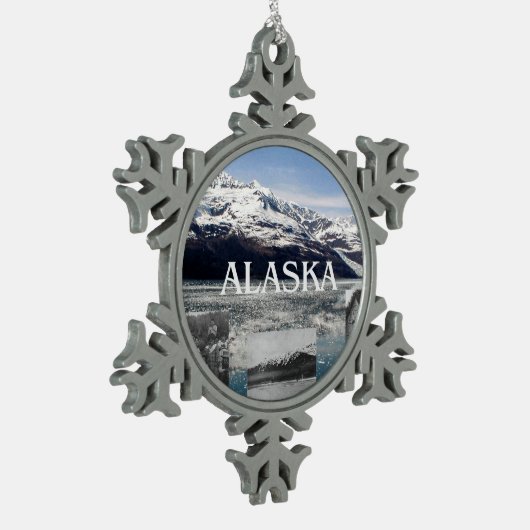 ABH Alaska Tin Sneeuwvlok Ornament (Links)