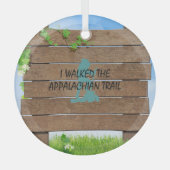 ABH Appalachian Trail Hiker Glass Ornament (Voorkant)