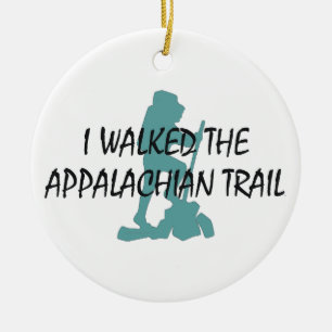 ABH Appalachian Trail Hiker Keramisch Ornament