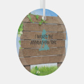 ABH Appalachian Trail Hiker Ornement en verre (Avant droite)