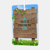 ABH Appalachian Trail Hiker Ornement métallique (Avant gauche)