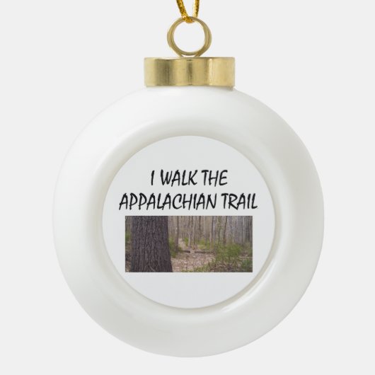 ABH Appalachian Trail Keramische Bal Ornament (Voorkant)