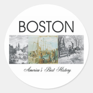 ABH Boston Ronde Sticker