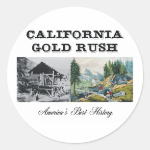 ABH California Gold Rush Ronde Sticker