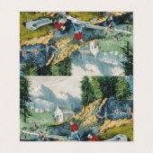 ABH California Gold Rush Visitekaartjes (Buitenkant ongevouwen)