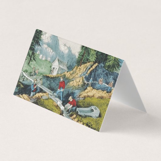 ABH California Gold Rush Visitekaartjes (Achterkant)