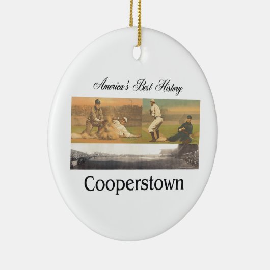 ABH Cooperstown Keramisch Ornament (Rechts)