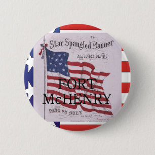 ABH Fort McHenry Ronde Button 5,7 Cm