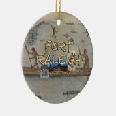 ABH Fort Raleigh Keramisch Ornament (Rechts)