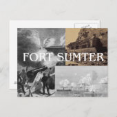 ABH Fort Sumter Briefkaart (Voorkant / Achterkant)