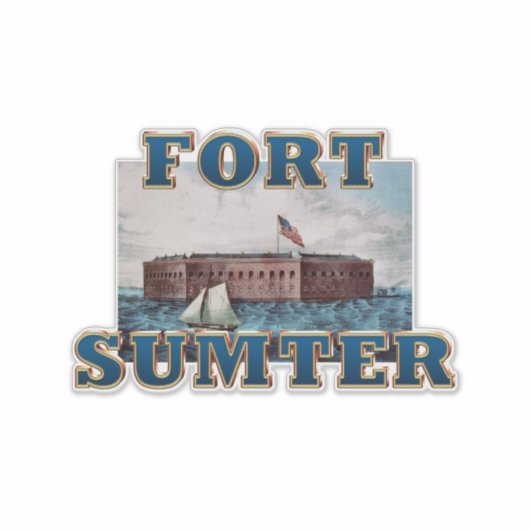 ABH Fort Sumter Sticker (Voorkant)