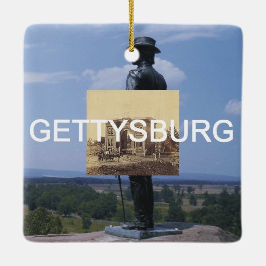 ABH Gettysburg Keramisch Ornament (Achterkant)