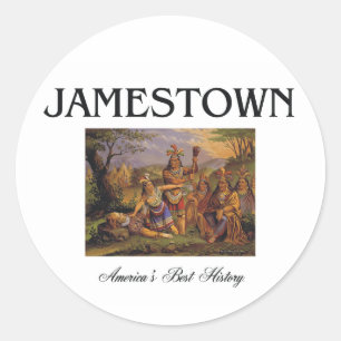 ABH Jamestown Ronde Sticker
