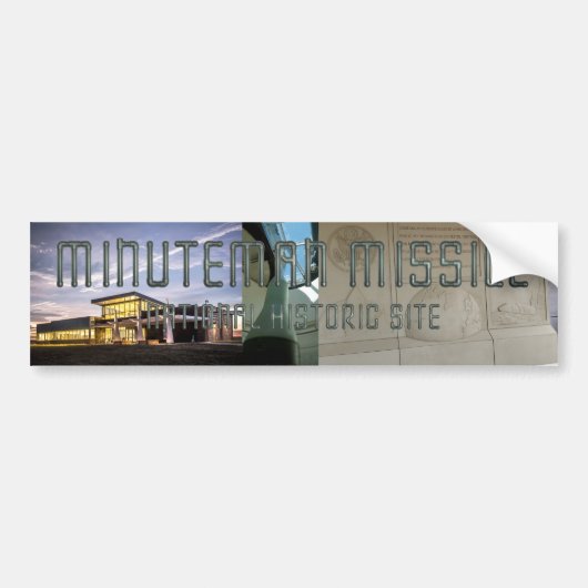 ABH Minuteman-raket Bumpersticker (Voorkant)