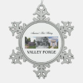 ABH Valley Forge Tin Sneeuwvlok Ornament (Voorkant)