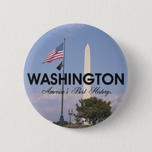 ABH Washington DC Ronde Button 5,7 Cm (Voorkant)