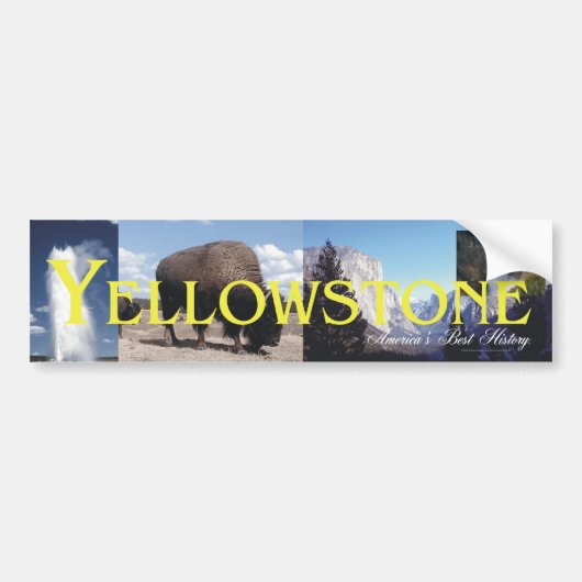 ABH Yellowstone Bumpersticker (Voorkant)