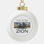 ABH Zion Keramische Bal Ornament (Voorkant)