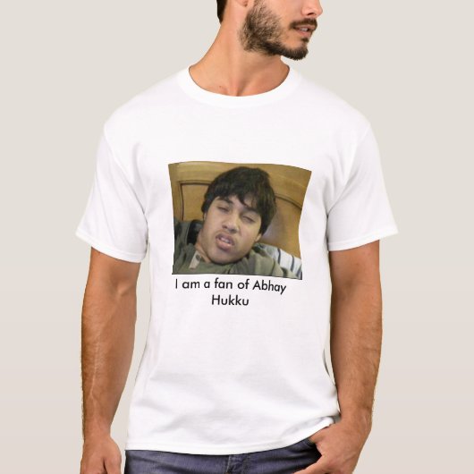 Abhay Hukku fan shirt (Voorkant)