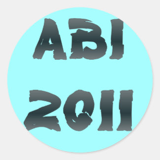 ABI 2011 RONDE STICKER