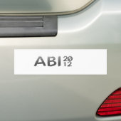 ABI 2012 BUMPERSTICKER (Op auto)
