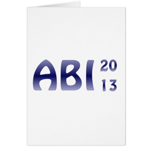 ABI 2013 (Voorkant)