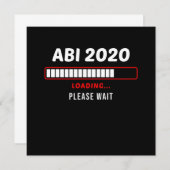 ABI 2020 Laden Computer Nerd Afstuderen Day Cadeau Kaart (Voorkant / Achterkant)