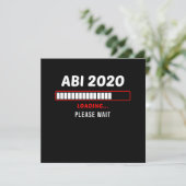 ABI 2020 Laden Computer Nerd Afstuderen Day Cadeau Kaart (Staand voorkant)