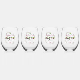 Abide in Christus Wijnglas Zonder Voet