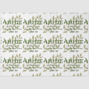 Abide in me Christelijk weefselpapier Tissuepapier
