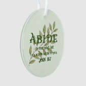 Abide in mij ornament (voorkant)