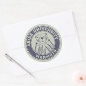 Abide University Marmots Classic Round Sticker (Envelop)