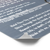 Abide with Me Church Christian Hymn Art Poster (Coin)