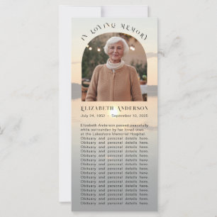 Abide with Me Sunset Memorial Bladwijzer Photo Car Kaart