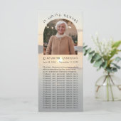 Abide With Me Sunset Signet Carte photo (Debout devant)