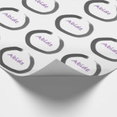 Abide Zen Buddhist Enso Cirkel Cadeaupapier (Hoek)