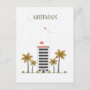 Abidjan Ivoorkust Briefkaart